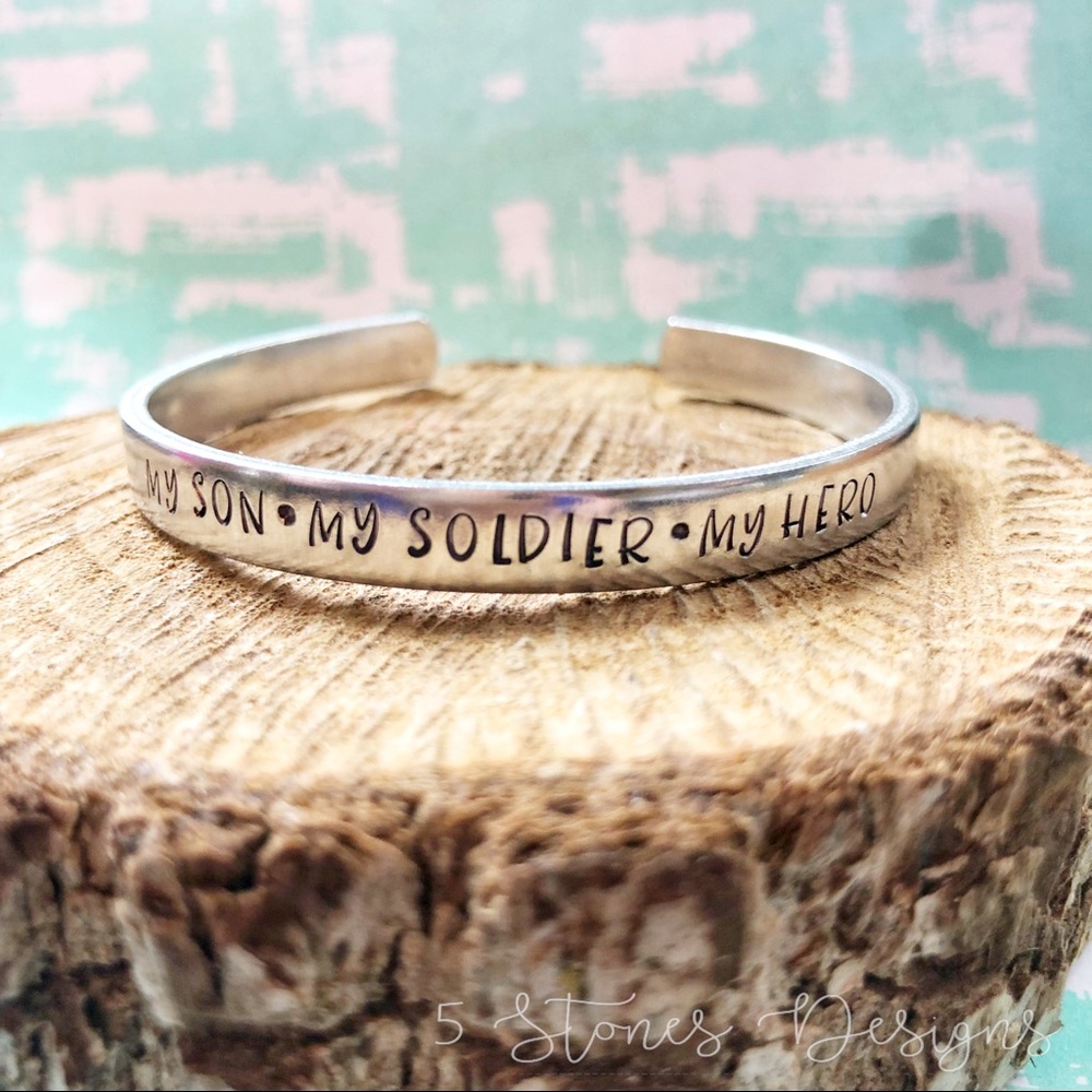 🆕 My Hero My Soldier My Son Cuff Bracelet